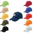6 Panel 100% Cotton Twill Baseball Cap w/Customized Embroidery Logo
